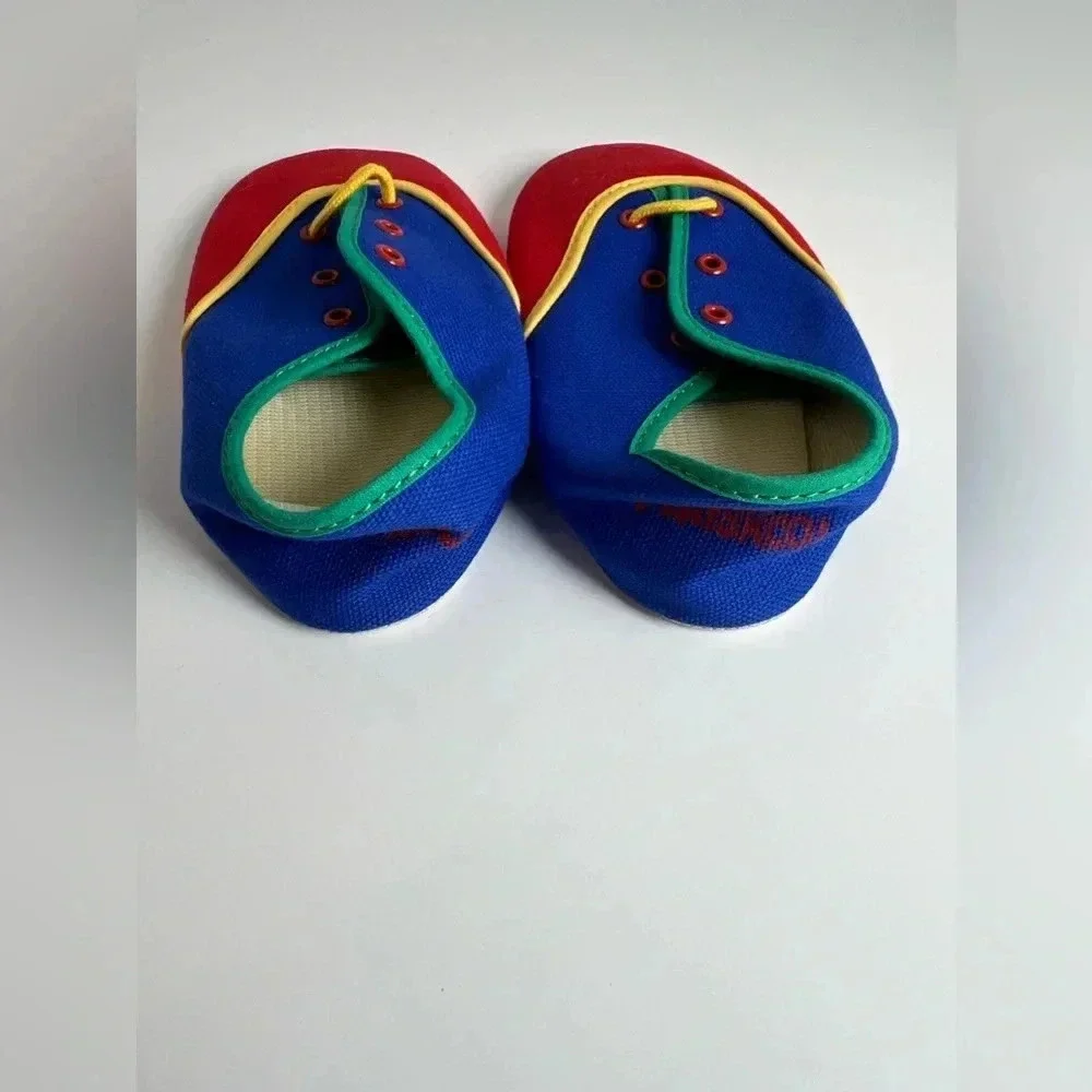 Vintage Playskool Crib Shoes Red, Blue, Green, Yellow